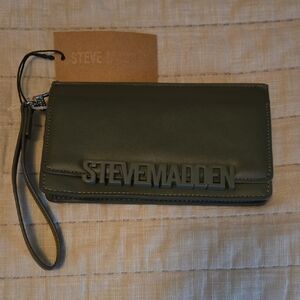 Steve Madden Dark Green Womens Wallet/Wristlet